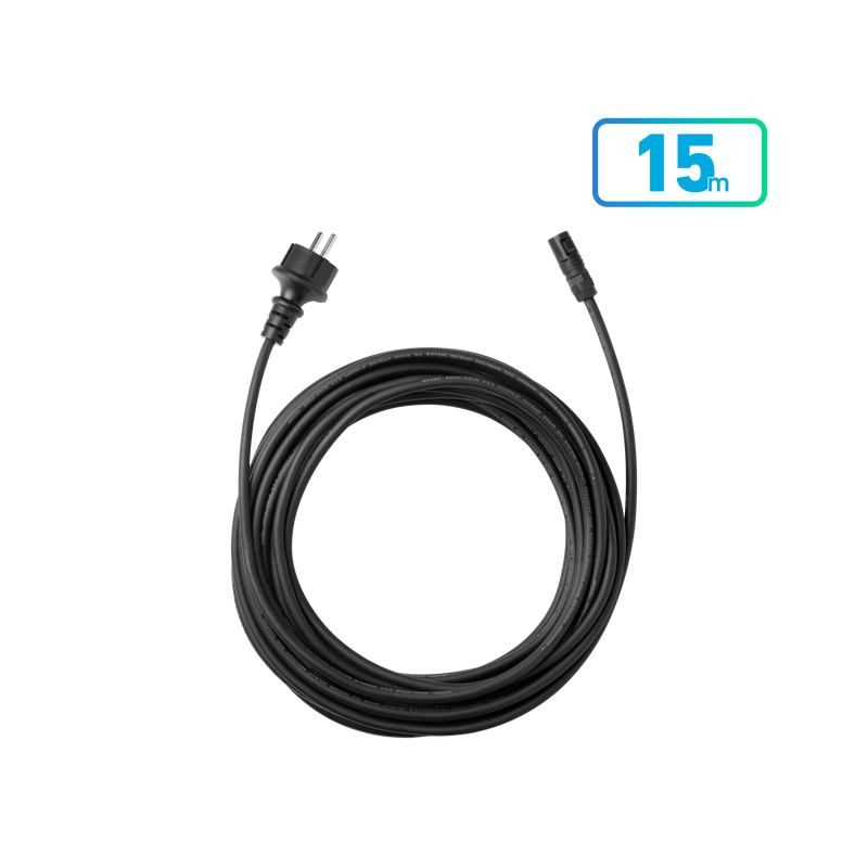 Anker SOLIX Solarbank Schuko-aansluitkabel (15 m) voor Solarbank 2 & 3