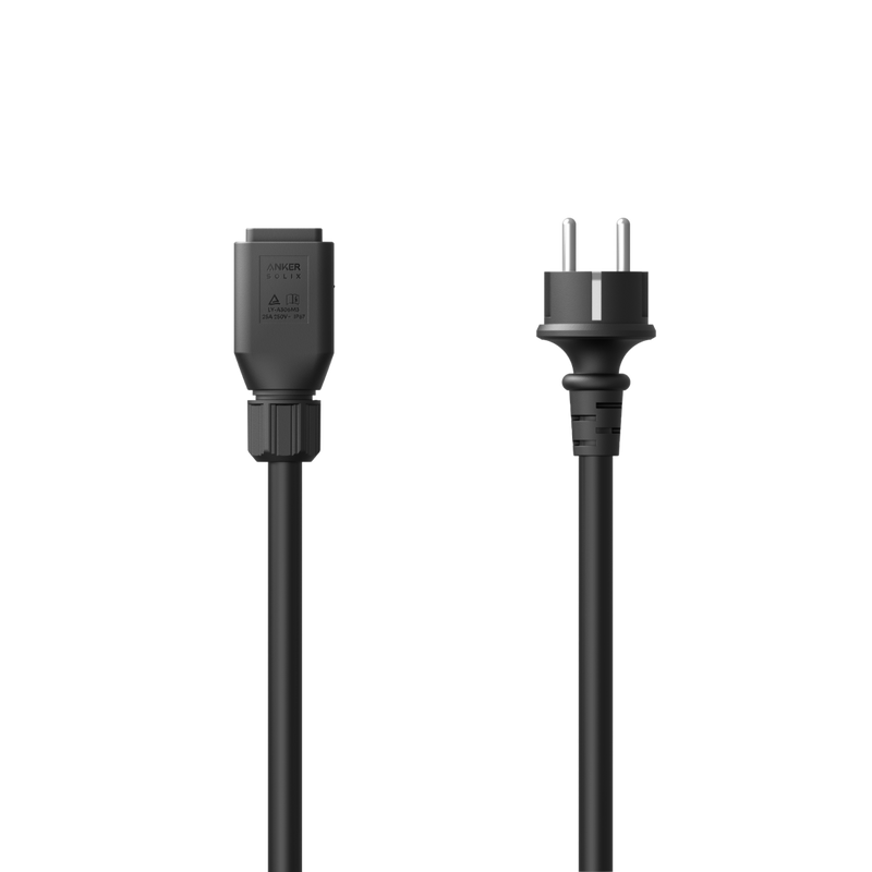 Anker SOLIX AC-kabel met Schuko-stekker (15 m) voor Solarbank Max AC