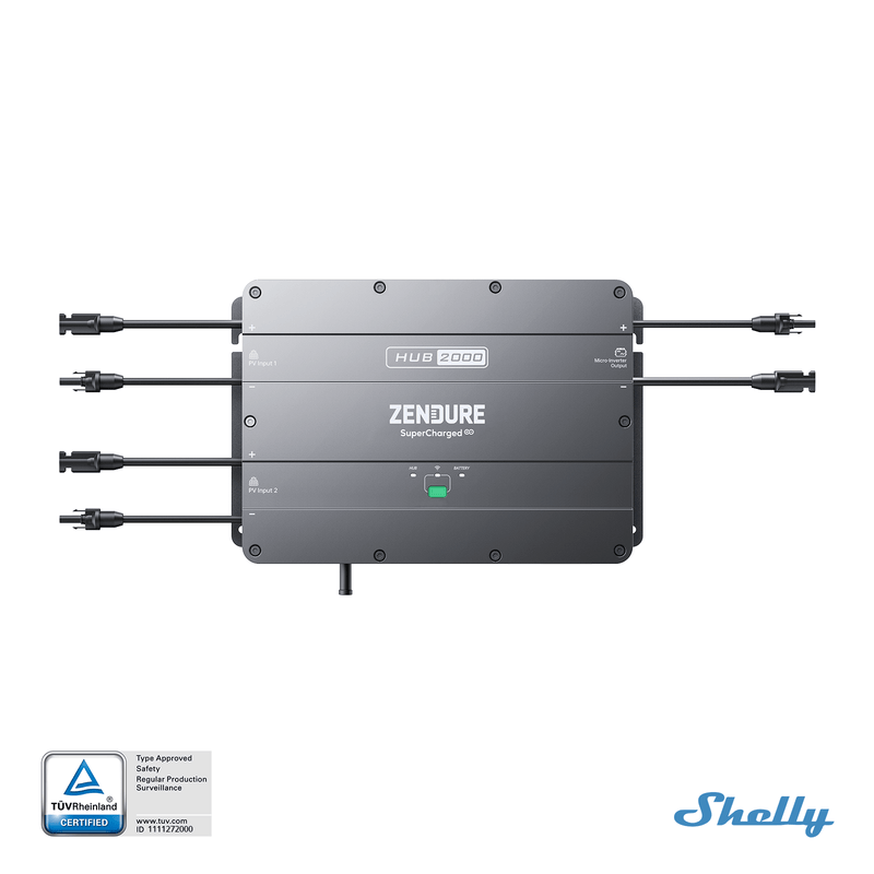 Zendure SolarFlow Hub 2000 balkon-opslaghub